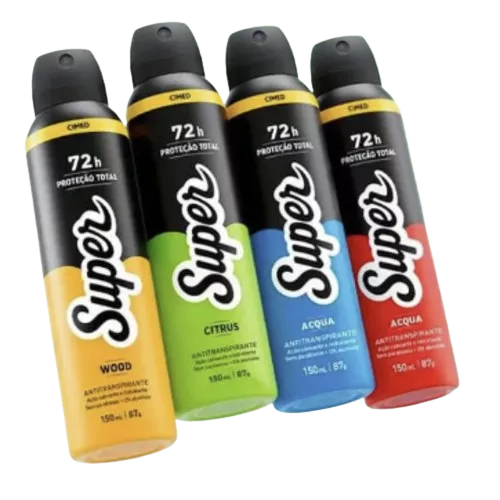 Desodorante Antitranspirante Aerossol Super 150ml