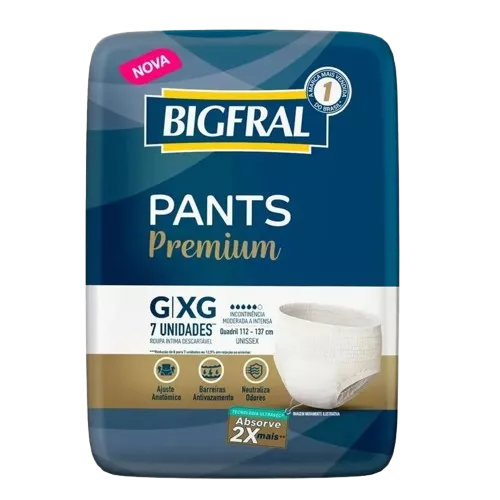Fralda Geriátrica Pants Premium - Bigfral 7 un.