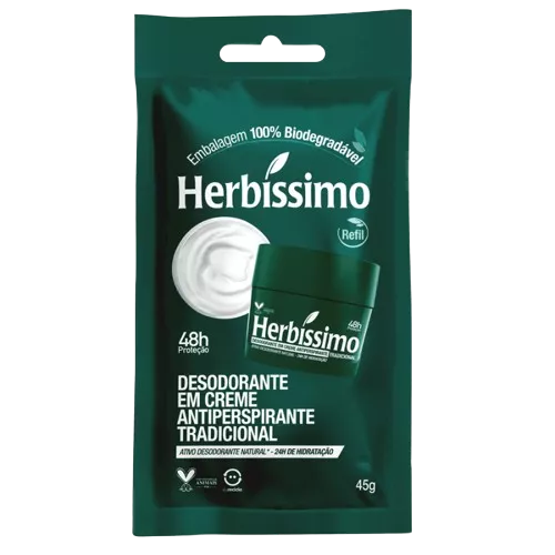 Refil desodorante em creme Herbissimo 45g