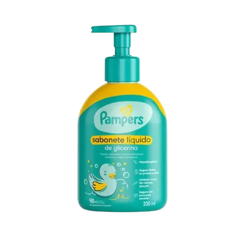 Sabonete líquido Infantil de Glicerina - Pampers 200ml